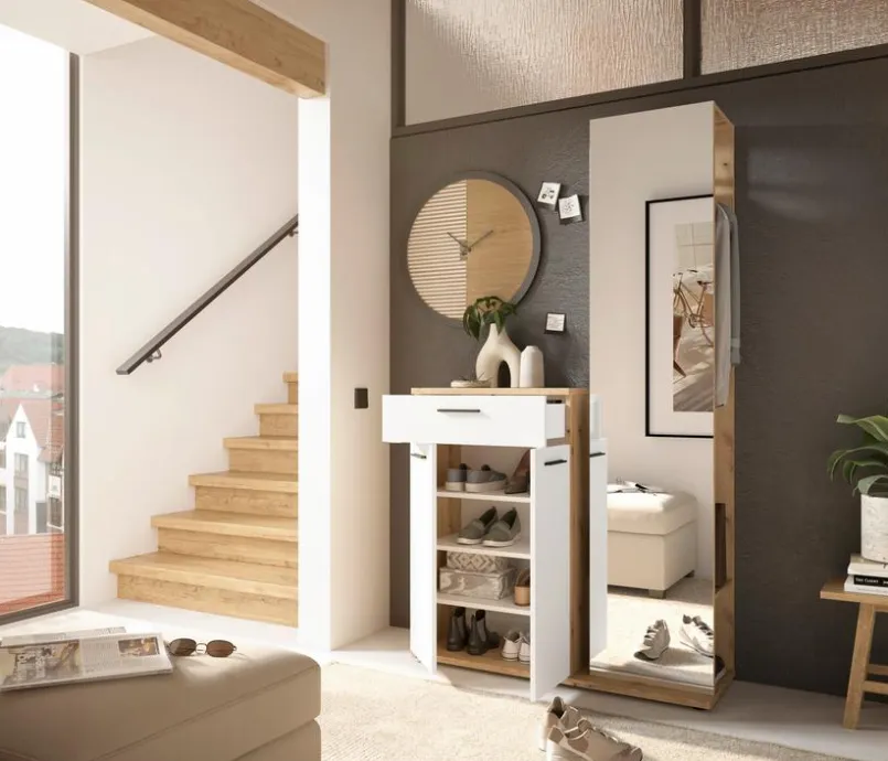 Garderoben-Komplettsets| Kompaktgarderobe Malaga Cashmere