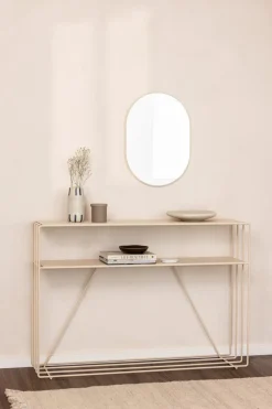 Konsolentische|Metallbude Konsolentisch Ria Cashew