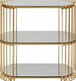 KARE DESIGN Konsolentische|Konsolentische-Konsolentisch Wire 87707 Gold