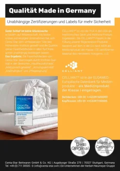 Kopfkissen Regeneration 40 x 80 cm<Centa-Star Discount
