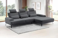 Exxpo by Gala Sofas & Couches-Kopfstütze Astoria Dark Grey