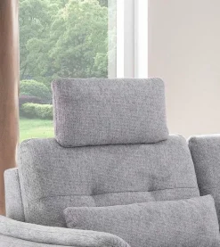 sit & more Schlafsofas|Schlafsofas-Kopfstütze Göteborg Silber