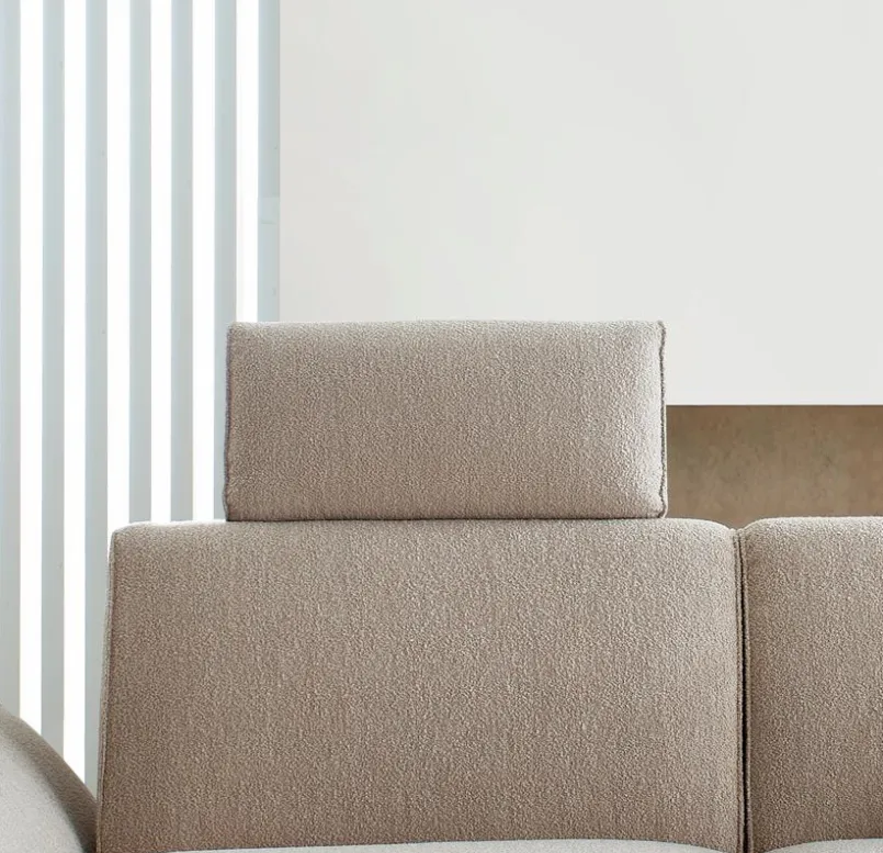 bali Schlafsofas|Schlafsofas-Kopfstütze Lina Beige