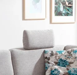 ponsel Sofas & Couches-Kopfstütze S267 / L267 Vienna Hellgrau