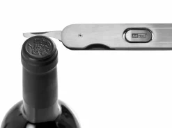 AdHoc Bar- & Weinzubehör-Korkenzieher PushPull Silber