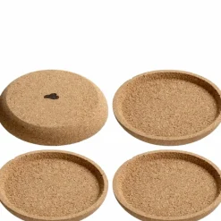Bar- & Weinzubehör|Leonardo Korkuntersetzer Gocce 4tlg. Beige