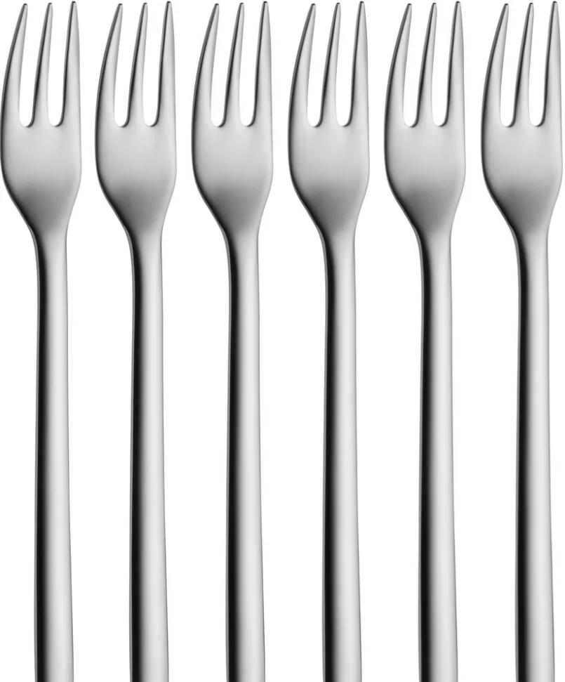 Bestecke|WMF Kuchengabel Nuova 6tlg. Silber