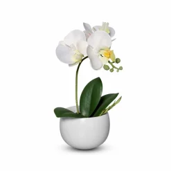 Orchideen-Kunstblume Orchidee 16 cm Creme