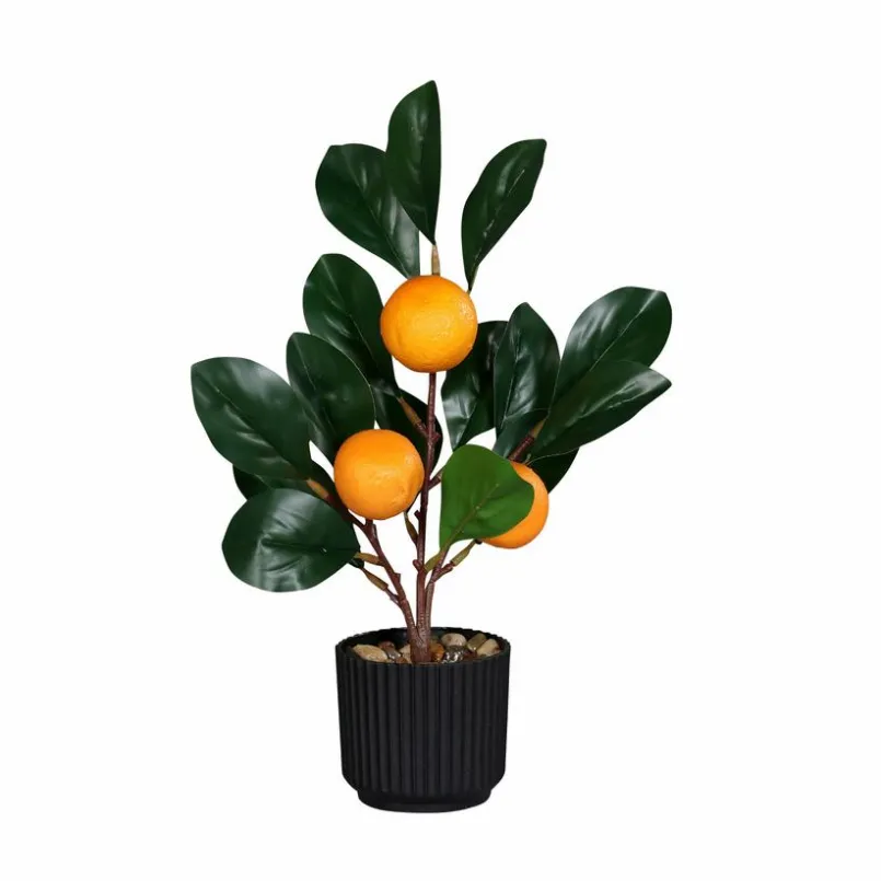 Grünpflanzen-Kunstpflanze nbaum 30 cm Orange