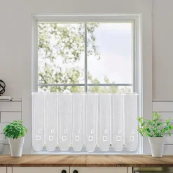 Gerster Collection Vorhänge & Gardinen-Kurzgardine Bianca 145 x 45 cm Weiß