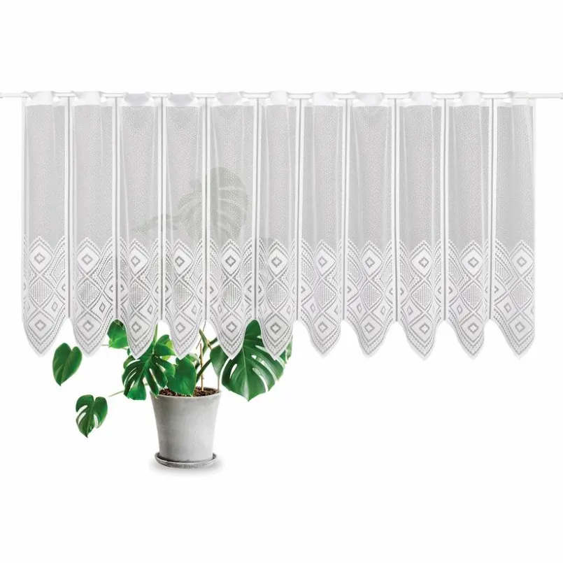 Vorhänge & Gardinen|Gerster Collection Kurzgardine Fiona 150 x 52 cm Weiß