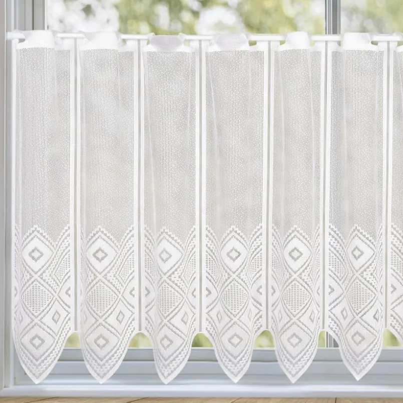 Vorhänge & Gardinen|Gerster Collection Kurzgardine Fiona 150 x 52 cm Weiß