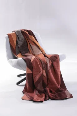 Biederlack Kuscheldecken|Decken-Kuscheldecke Autumm Ember 150 x 200 cm Bordeaux
