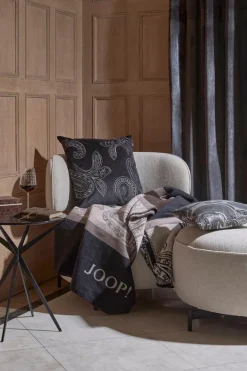 JOOP! Kuscheldecken|Decken-Kuscheldecke Paisley Stripes 150 x 200 cm Schwarz