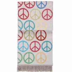 pad Kuscheldecken|Decken-Kuscheldecke Peace 150 x 200 cm Bunt