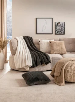 SCHÖNER WOHNEN-Kollektion Kuscheldecken|Decken-Kuscheldecke Chic 140 x 200 cm Off White