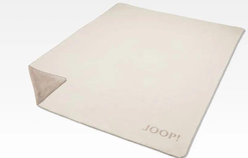 JOOP! Kuscheldecken|Decken-Kuscheldecke Doubleface 150 x 200 cm Ecru / Feder