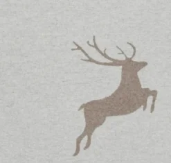 Fussenegger Kuscheldecken|Decken-Kuscheldecke Hirsch 140 x 200 cm Grau
