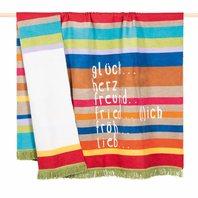 Kuscheldecken|Decken|pad Kuscheldecke Letters 150 x 200 cm Bunt