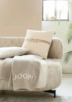 JOOP! Kuscheldecken|Decken-Kuscheldecke Melange 150 x 200 cm Stein / Natur