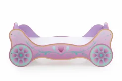 BEGABINO Kinderbetten|Kinderbetten-Kutschenbett Sissy 90 x 200 cm Rosa