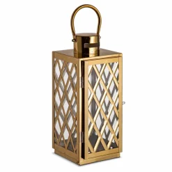 Laternen|Laternen-Laterne 28,5 cm Gold