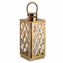 Laternen|Laternen-Laterne 28,5 cm Gold