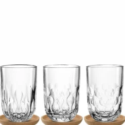 Leonardo Kaffee & Tee-Latte-Macchiato-Becher Gocce 6tlg. Klar