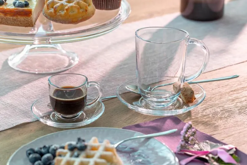 Kaffee & Tee|Leonardo Latte-Macchiato-Becher Napoli 380 ml Klar