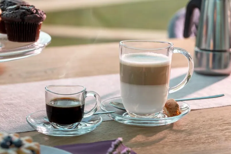 Kaffee & Tee|Leonardo Latte-Macchiato-Becher Napoli 380 ml Klar