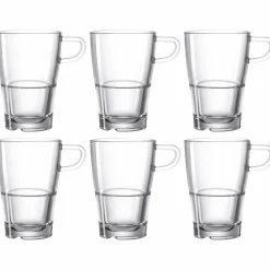 Leonardo Kaffee & Tee-Latte-Macchiato-Becher Senso 350 ml Klar