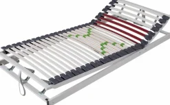 Lattenroste|MAISON Lattenrost, verstellbar Atlanta D-KF Braun