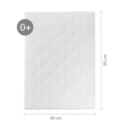roba Baumann Laufgitter|Laufgitter-Laufgittermatratze Roba 65 x 95 cm Weiß