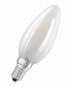 E14|Osram LED Kerze matt E14/2,5 Watt/Energie F Weiß