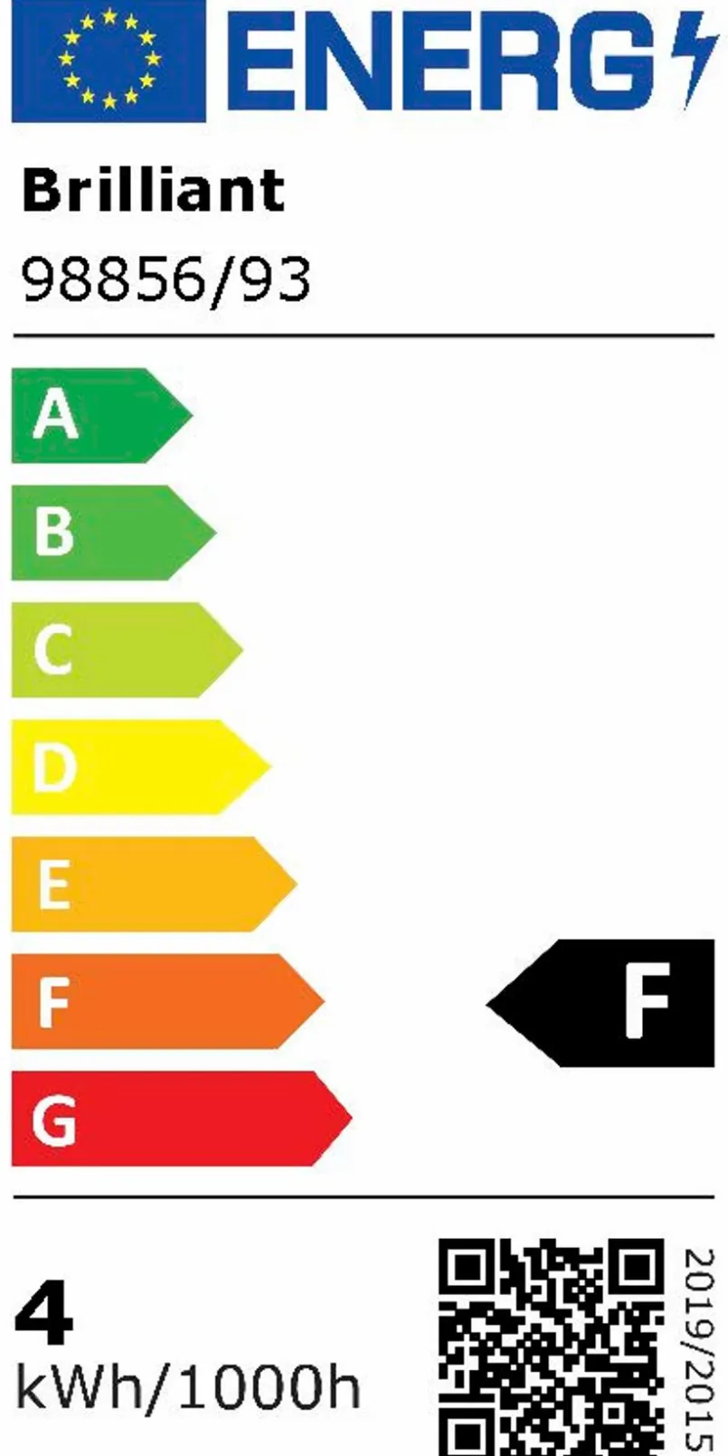E14|Brilliant LED Röhrenform E14 / 4 Watt / Energie F Grau