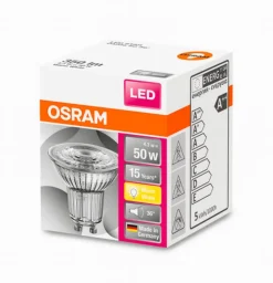 LED Strahler GU10/4,3 Watt/Energie F<Osram Best
