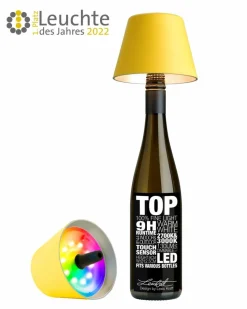 Sompex Lichterketten & Dekoleuchten|Lichterketten & Dekoleuchten-LED-Akku-Flaschenaufsatz Top 2.0 Gelb