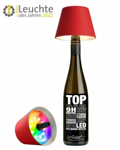 Lichterketten & Dekoleuchten|Lichterketten & Dekoleuchten|Sompex LED-Akku-Flaschenaufsatz Top 2.0 Rot