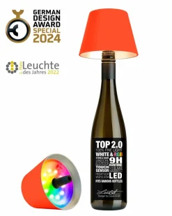 Sompex Lichterketten & Dekoleuchten|Lichterketten & Dekoleuchten-LED-Akku-Flaschenaufsatz Top 2.0 Neon Orange