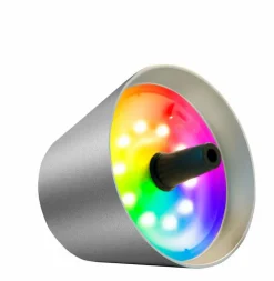 Lichterketten & Dekoleuchten|Lichterketten & Dekoleuchten|Sompex LED-Akku-Flaschenaufsatz Top 2.0 Grahpitgrau