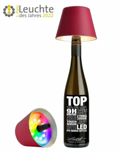 Sompex Lichterketten & Dekoleuchten|Lichterketten & Dekoleuchten-LED-Akku-Flaschenaufsatz Top 2.0 Bordeaux