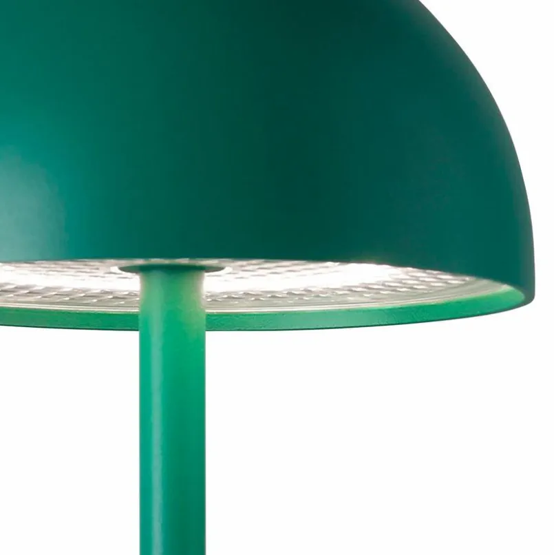 Außentischleuchten|Außentischleuchten|Musterring Leuchten LED-Akkutischleuchte Luna Grün