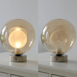 Paul Neuhaus Tischlampen-LED-Akkutischleuchte Popup Bronze