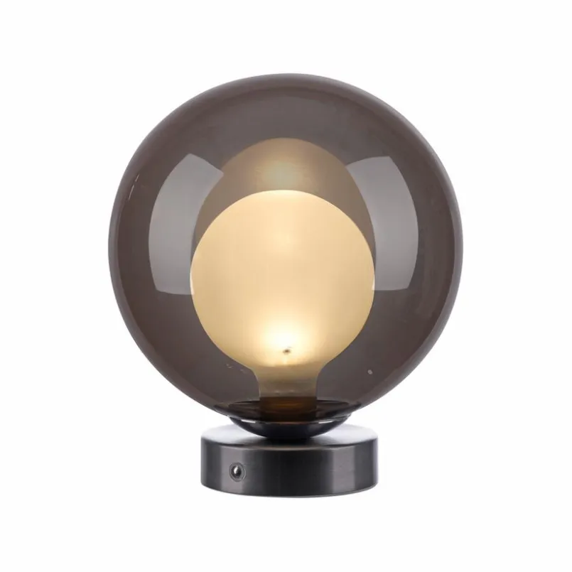 Tischlampen|Paul Neuhaus LED-Akkutischleuchte Popup Grau
