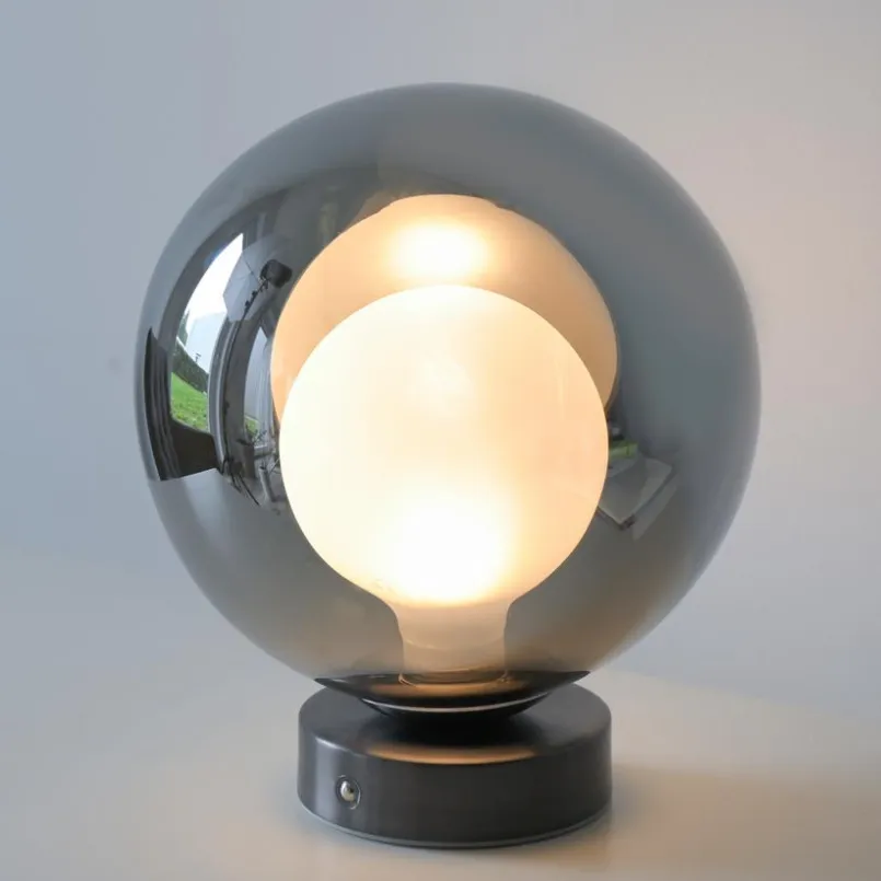 Tischlampen|Paul Neuhaus LED-Akkutischleuchte Popup Grau
