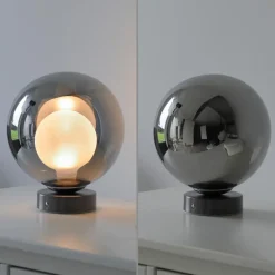 Tischlampen|Paul Neuhaus LED-Akkutischleuchte Popup Grau