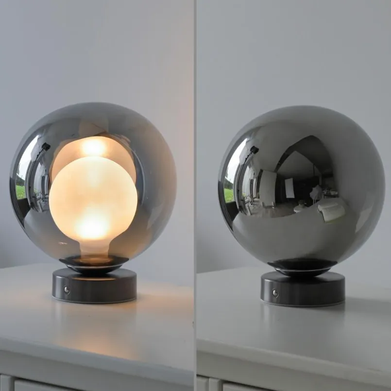 Tischlampen|Paul Neuhaus LED-Akkutischleuchte Popup Grau