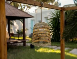 Akkuleuchten|Außenpendelleuchten|new garden LED-Außenpendelleuchte Positano Braun