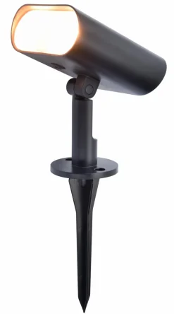 Led-Solarleuchten|Led-Solarleuchten|Eco-Light LED-Außensolarerdspieß Ginbo Schwarz