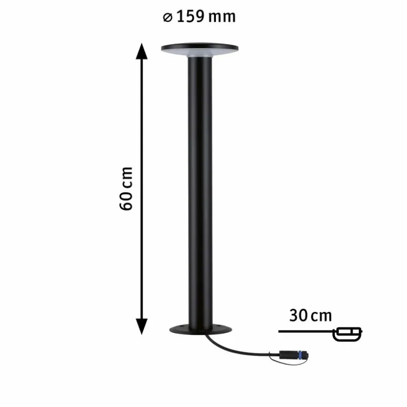 Wege- & Bodenleuchten|Wege- & Bodenleuchten|Paulmann LED-Außenstehlampe Plug&Shine Grau